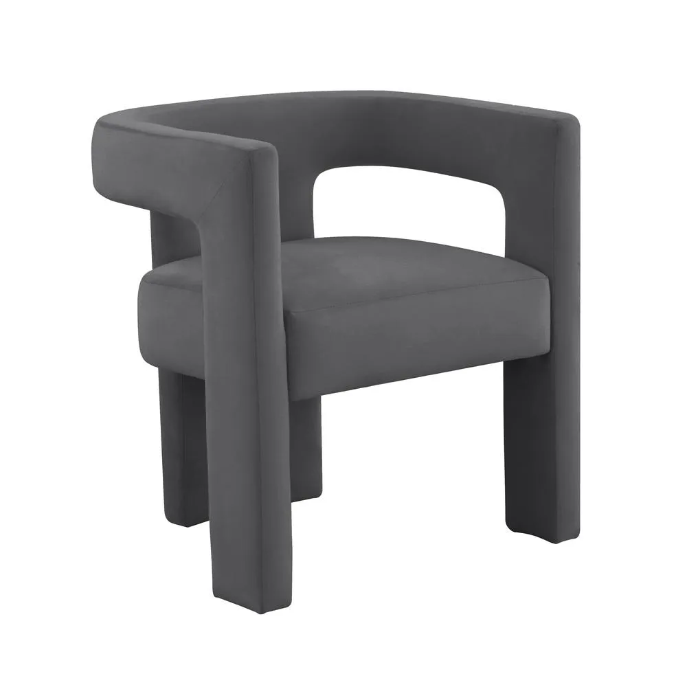 Belen Kox Modern Velvet Sculptural Chair, Belen Kox