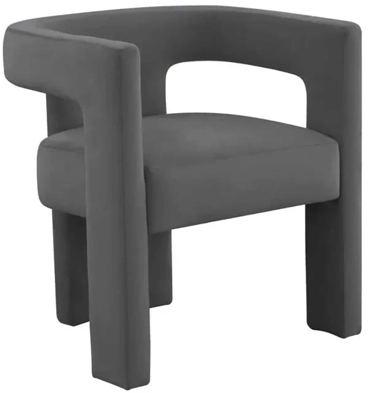 Belen Kox Modern Velvet Sculptural Chair, Belen Kox