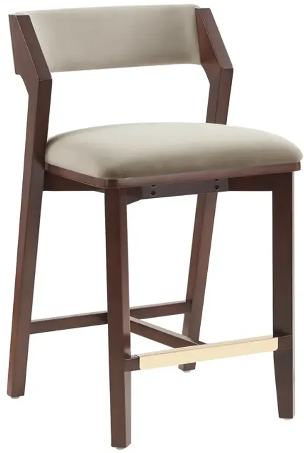 Patricia Beige Counter Stools (Set of 3)