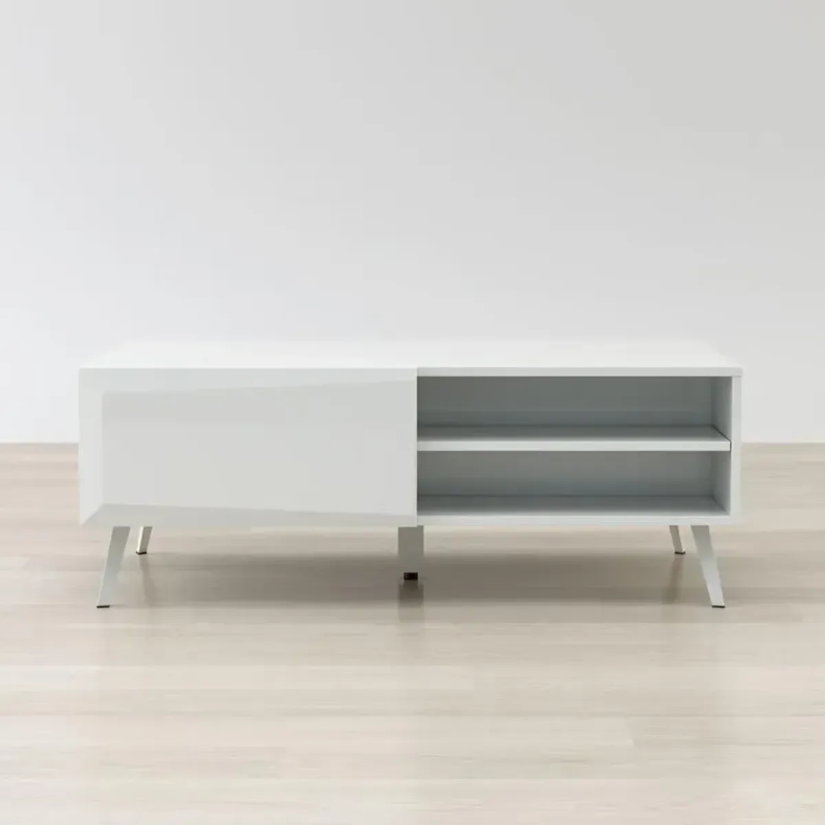 Altus 43" Coffee Table Gloss White