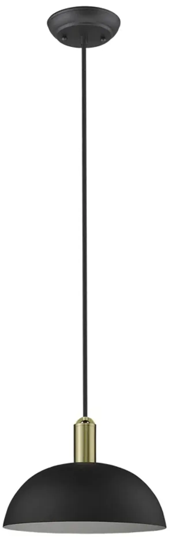 Hivvago Ingo 1-Light Matte Black Pendant