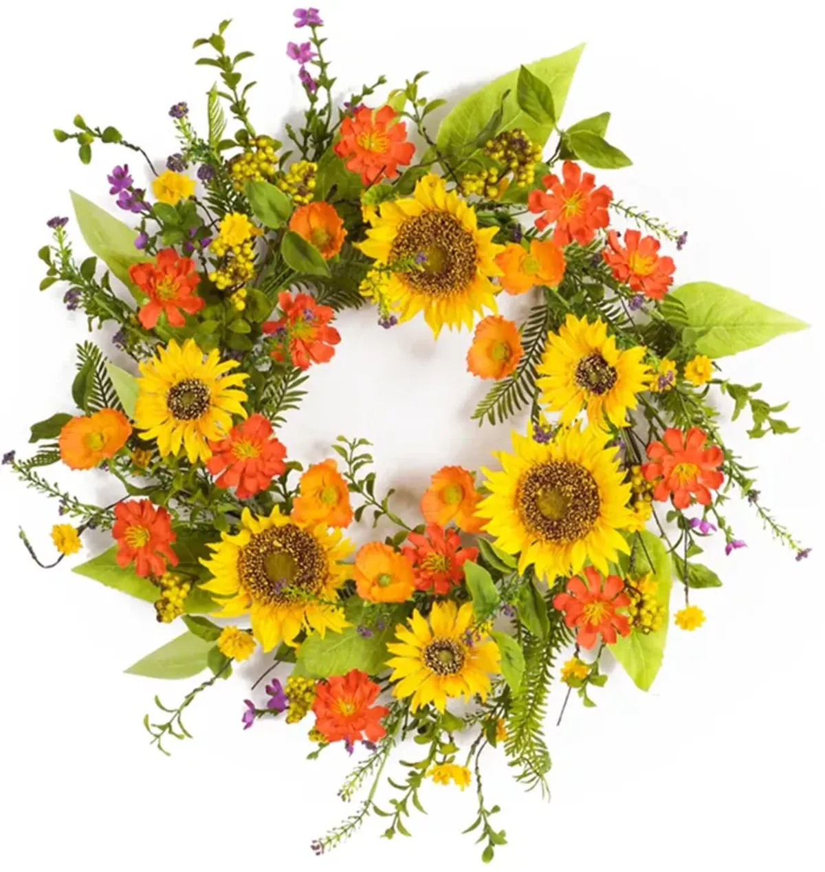 Sunflower Wreath – Bright and Warm Décor for Home, Door, or Seasonal Accent