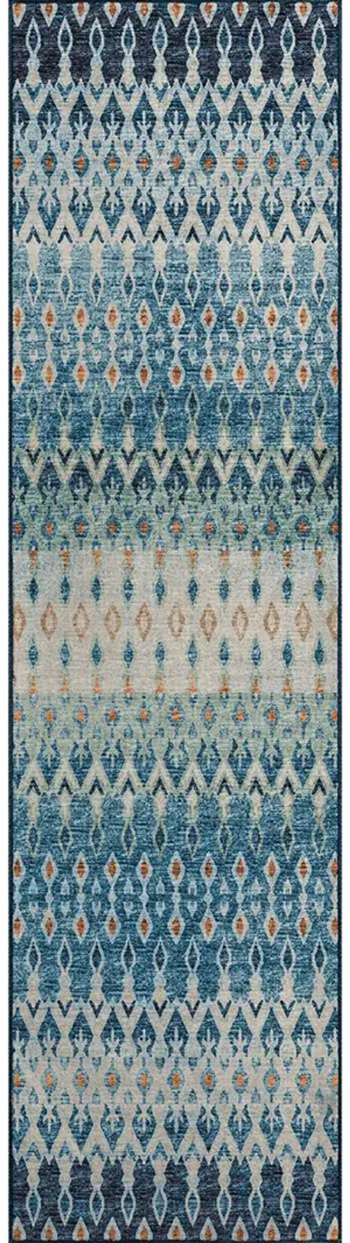 Brisbane BR1 Indigo 2'3" x 7'6" Rug