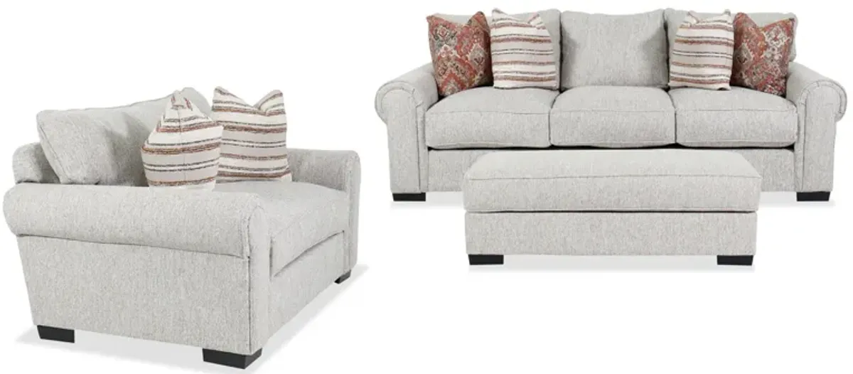 Vantage 3 Piece Living Set