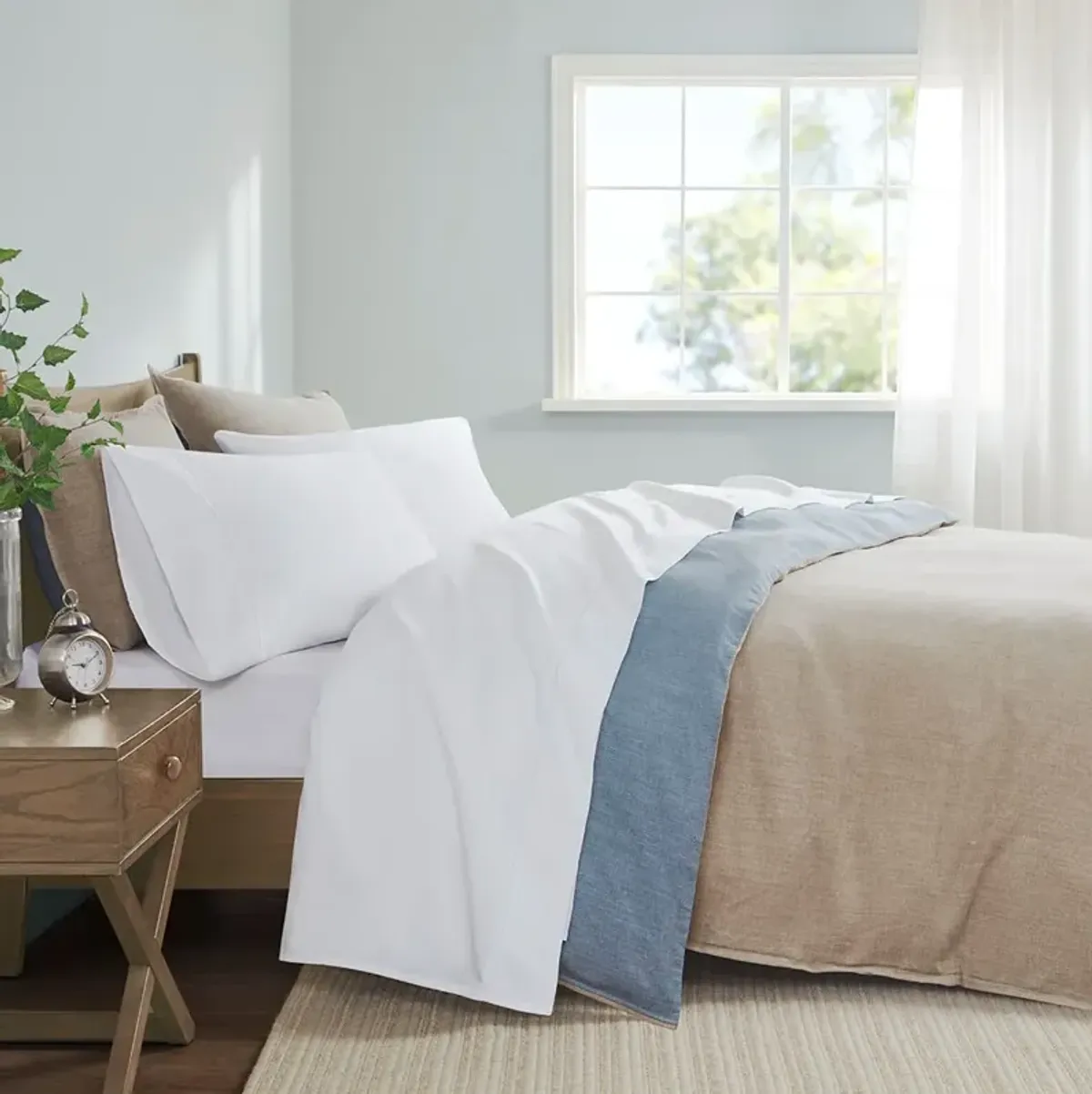 Gracie Mills Noelia 600 Thread Count Cotton Sheet Set