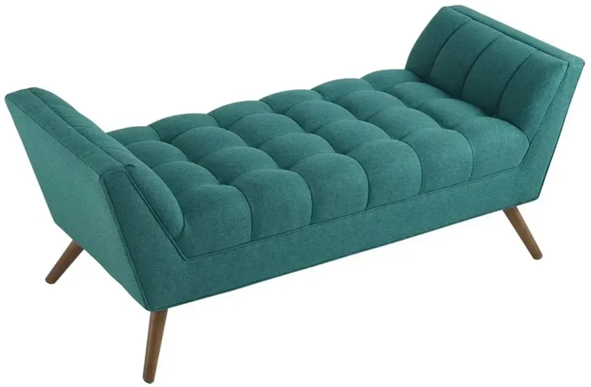 Modway Response Medium Upholstered Fabric Bench