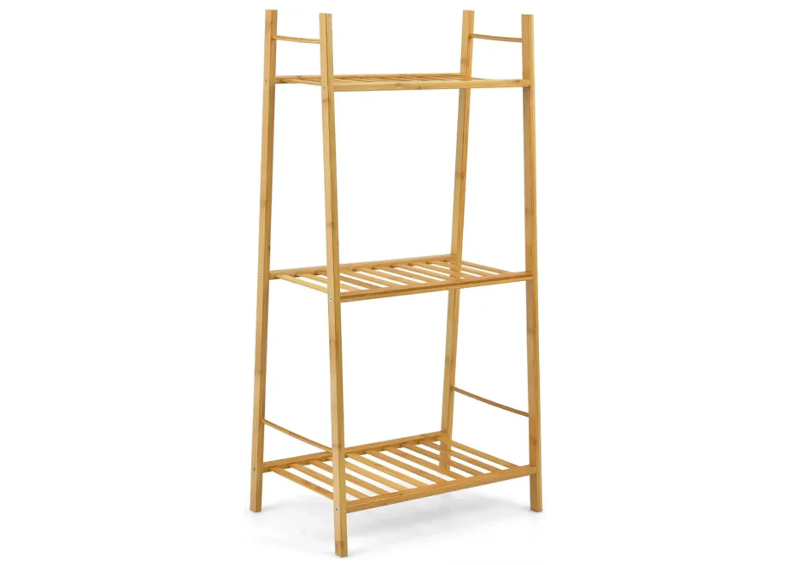 3 Tiers Vertical Bamboo Plant Stand