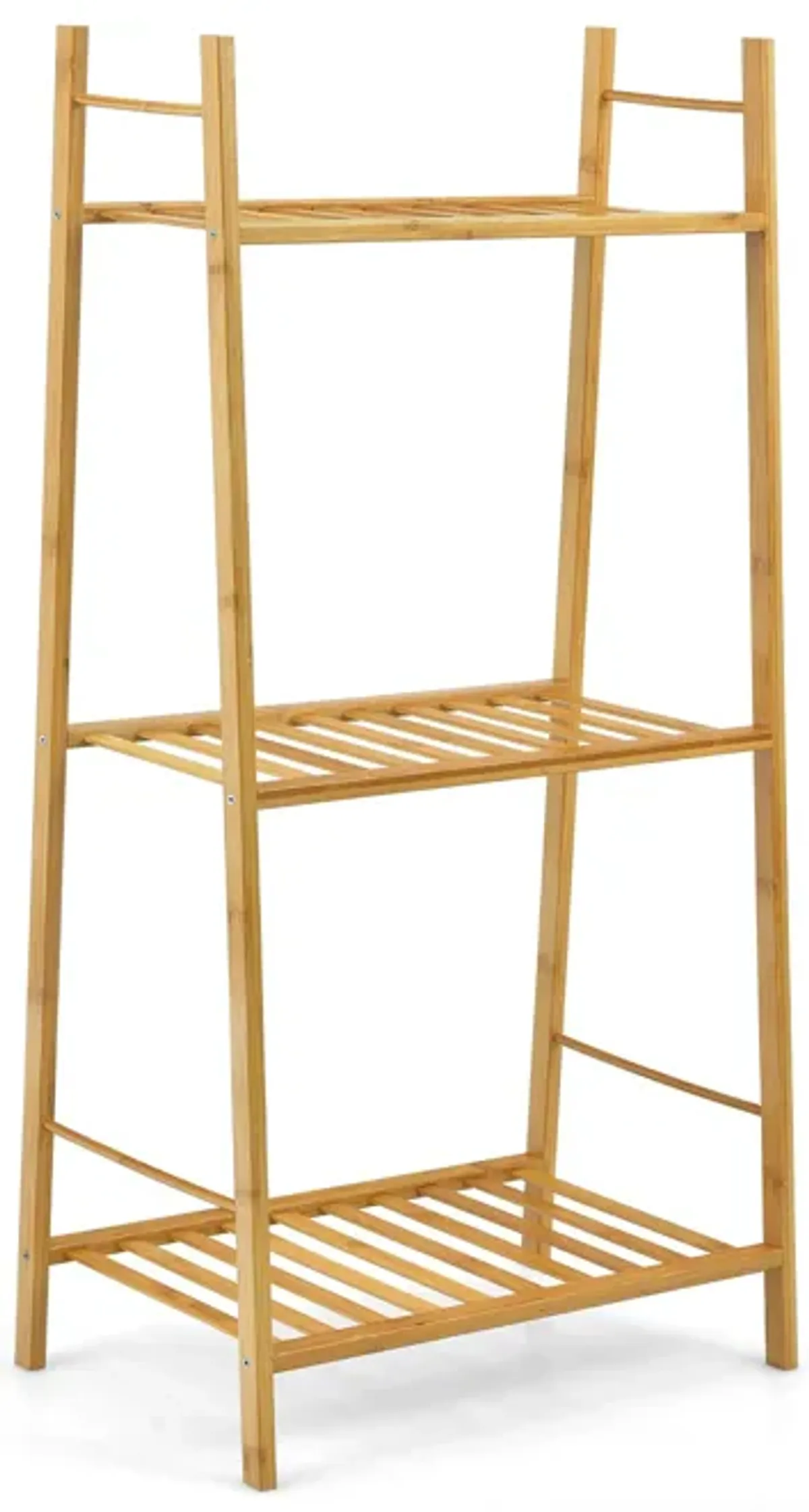 3 Tiers Vertical Bamboo Plant Stand