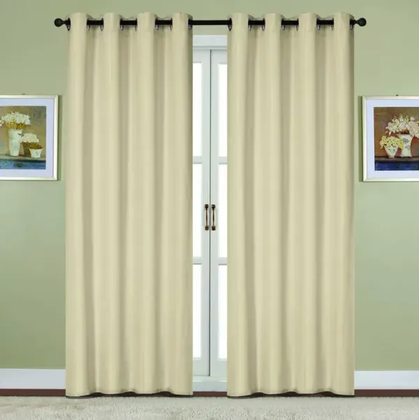 RT Designers Collection Kennedy Elegant Design Grommet Curtain Panel