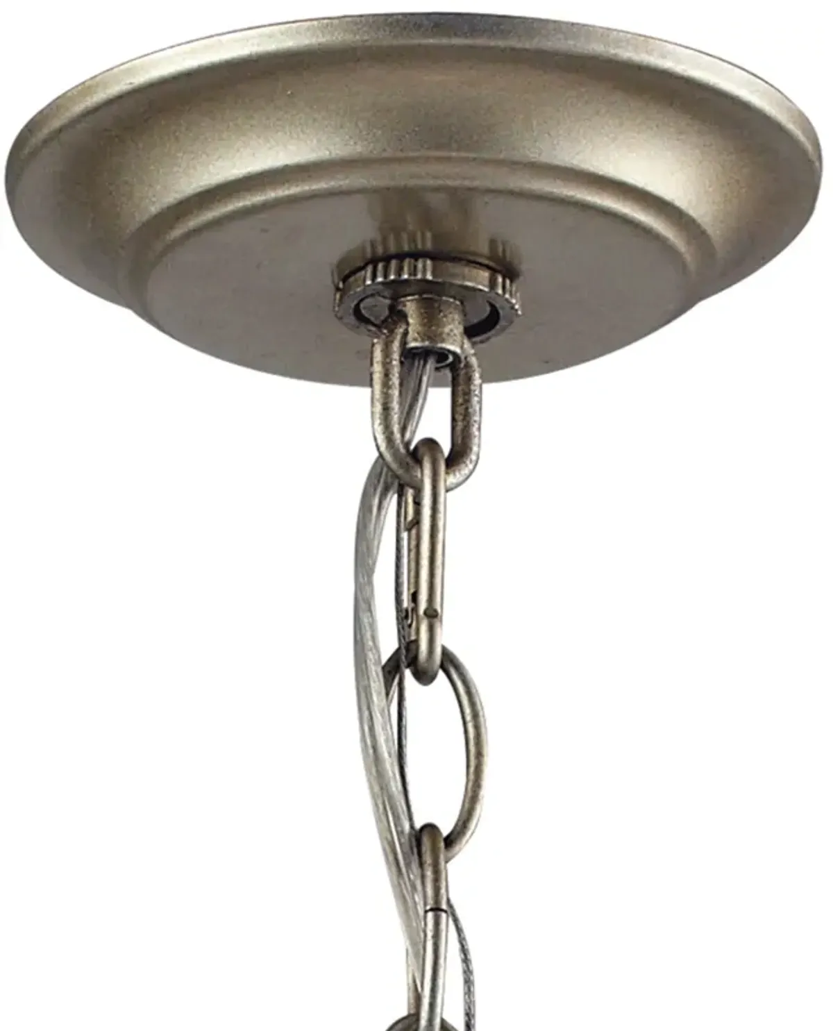 Chandette 14'' Wide 4-Light Silver Chandelier