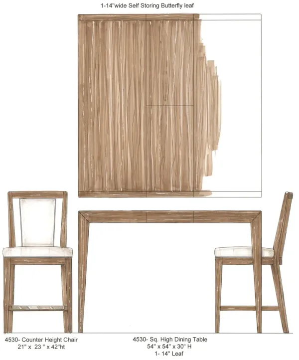 Bayshore Counter Chair