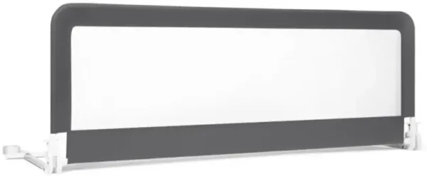 Folding Breathable Baby Bed Rail Guard with Safety Strap for Secure and Comfortable Sleep