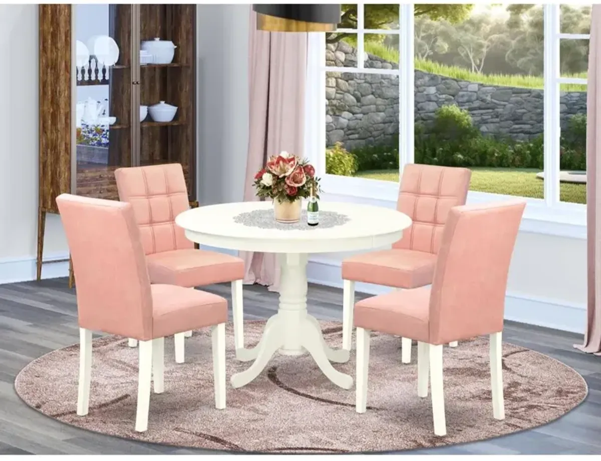 5 Piece Kitchen Table Set consists A Dinner Table