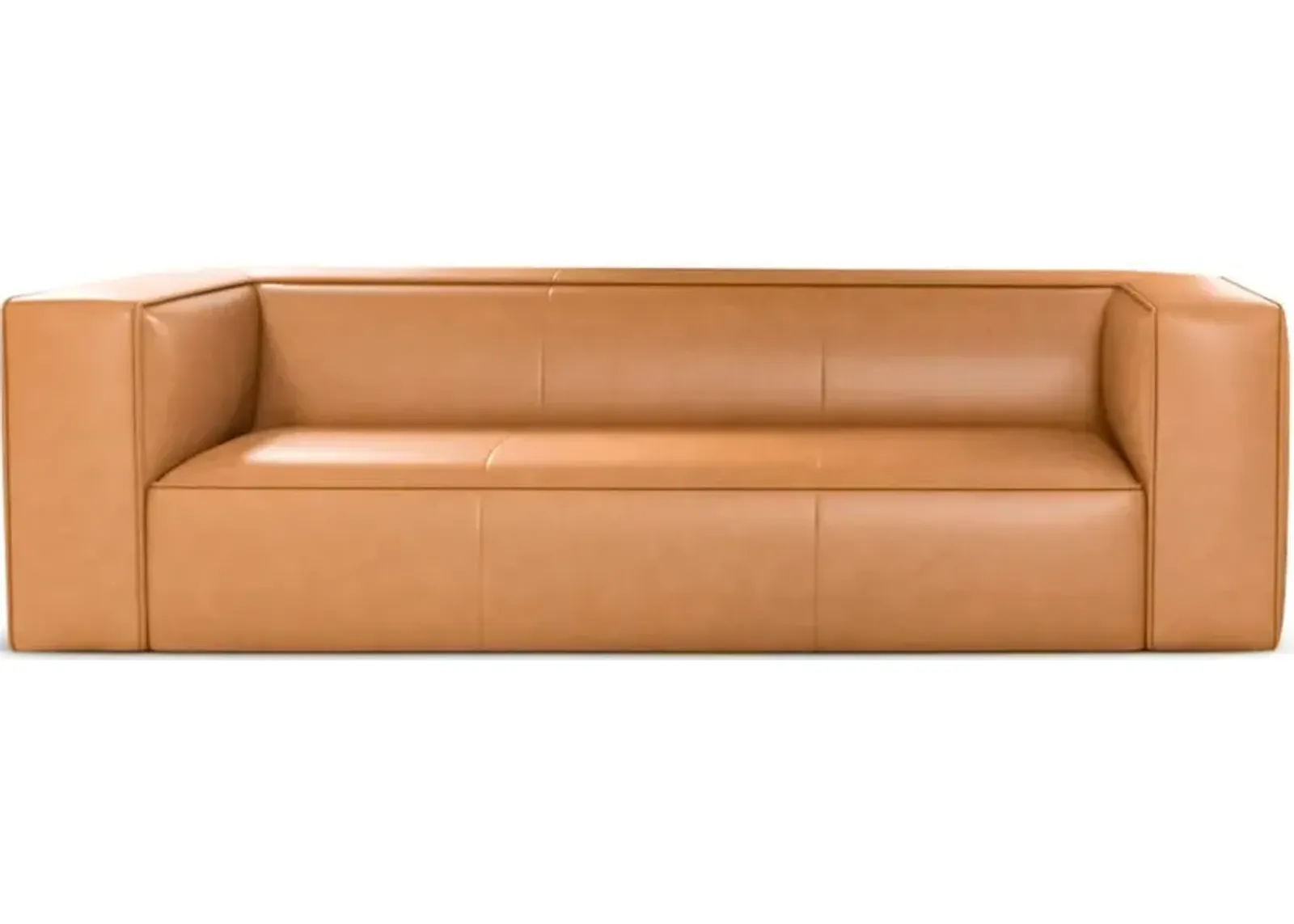 Ashcroft Furniture Co Colton Leather Sofa (Tan)