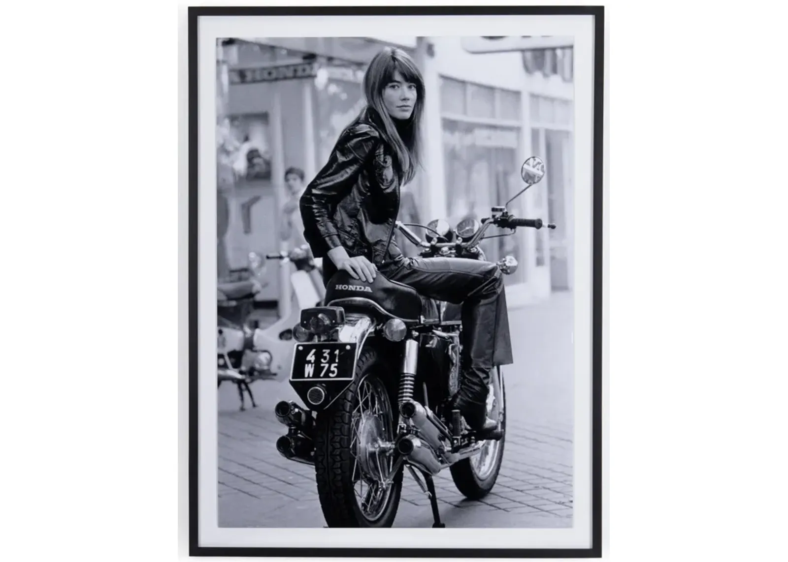 Francoise Hardy On Bike