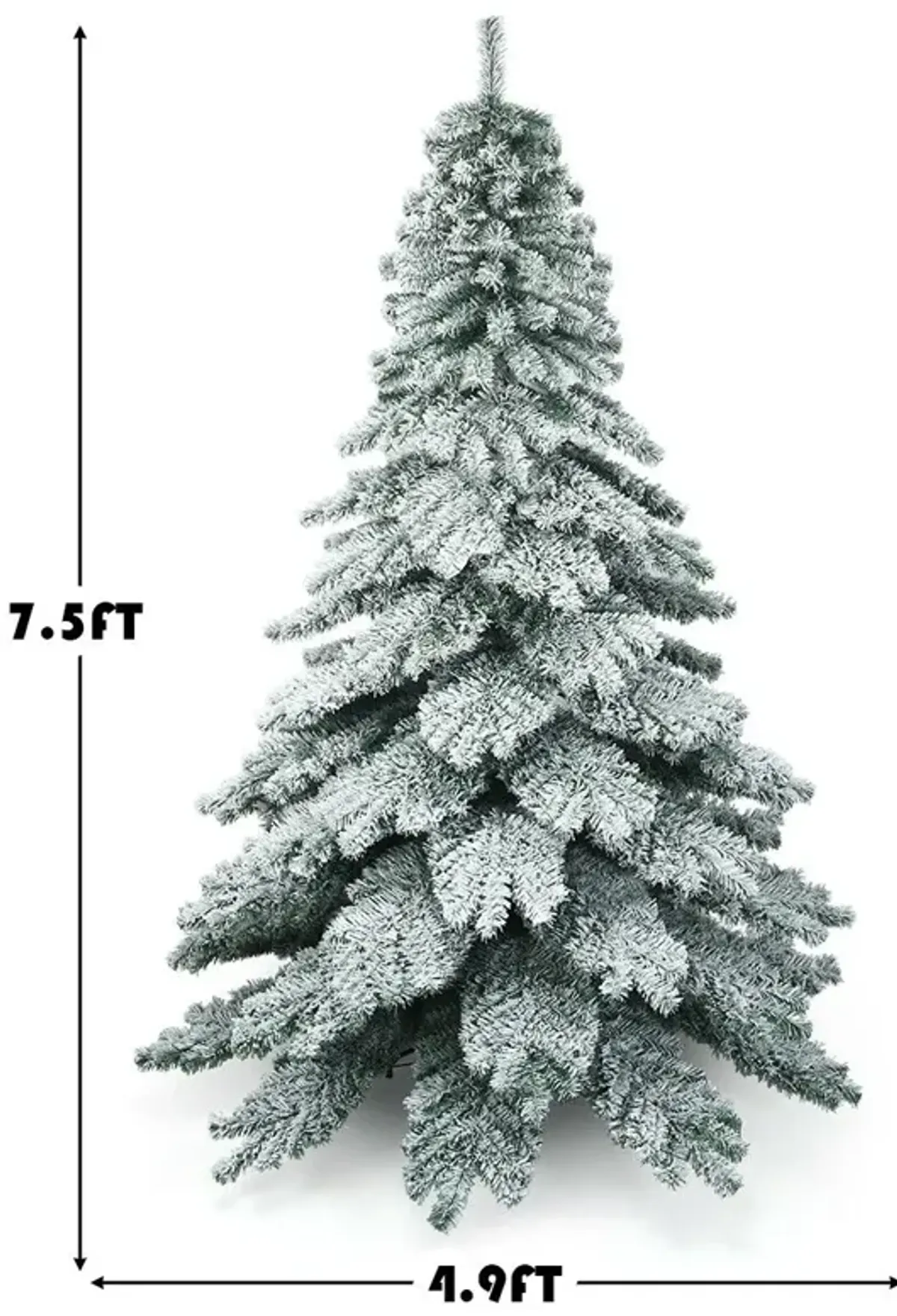 Snow Flocked Artificial Christmas Tree