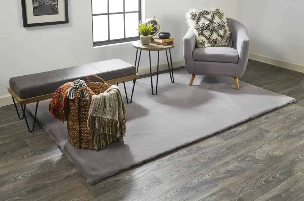 Luxe Velour 4506F Taupe/Gray 4' x 6' Rug