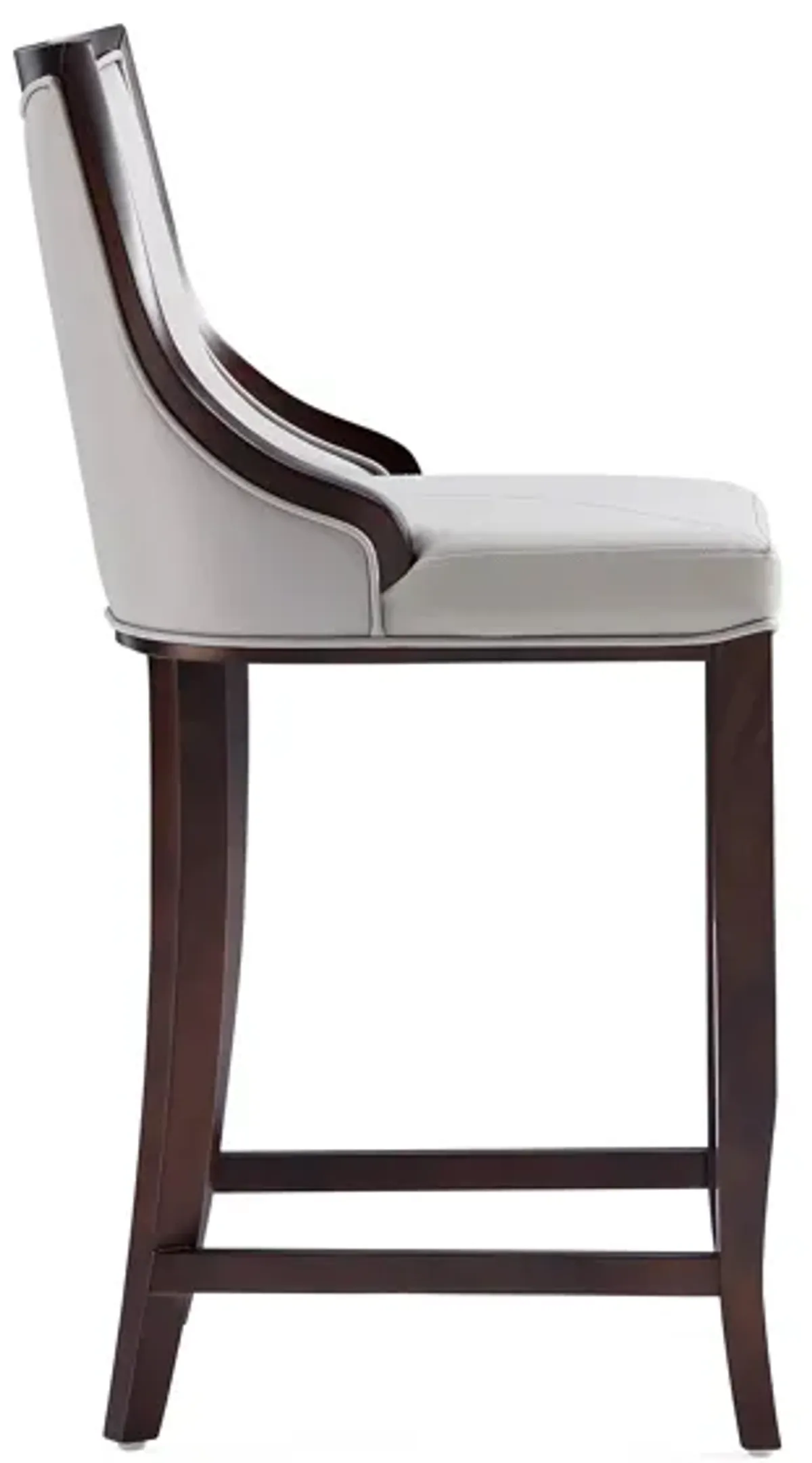 Emperor Light Gray Bar Stools (Set of 2)