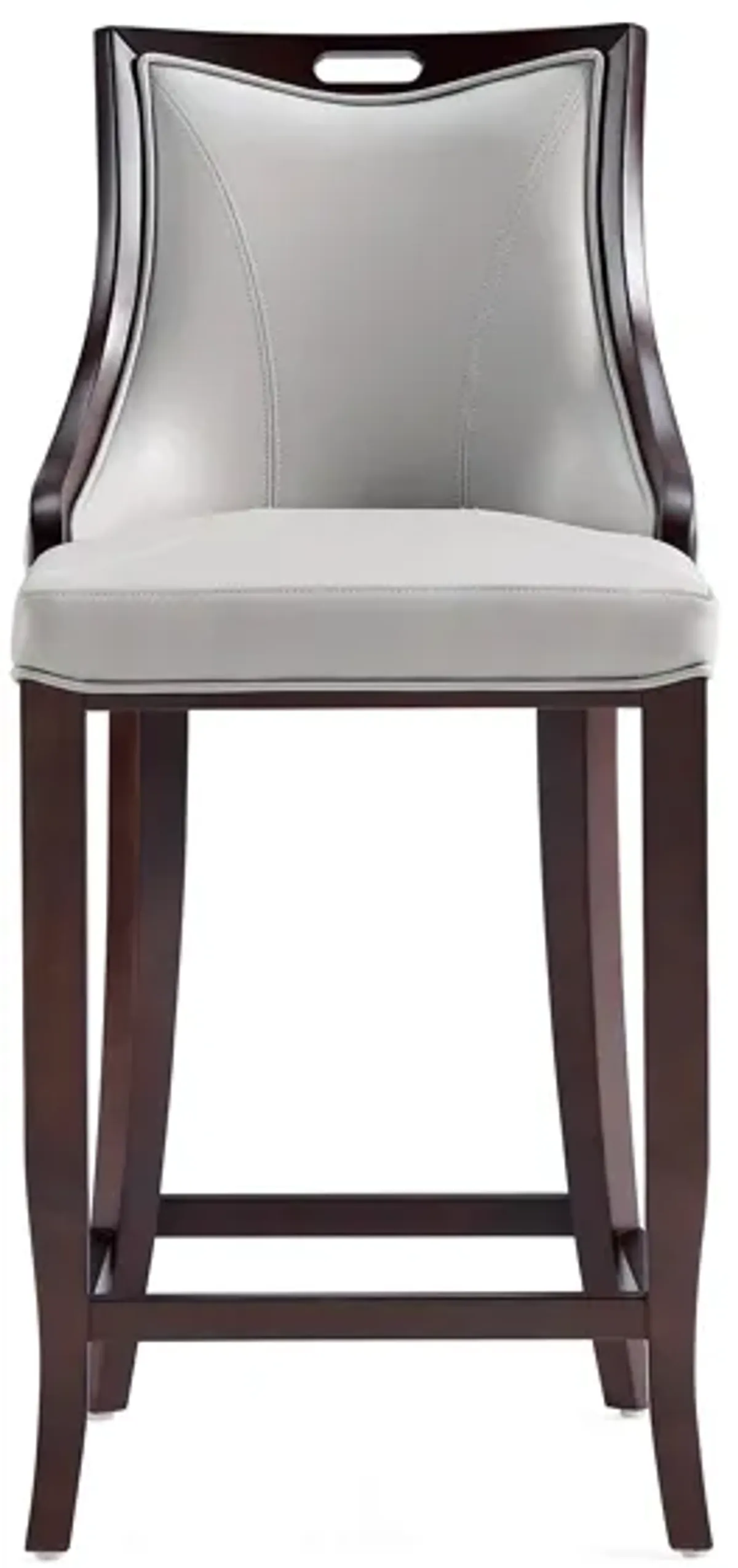 Emperor Light Gray Bar Stools (Set of 2)