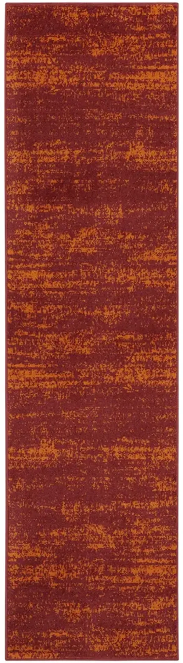 Nourison Essentials NRE03 Red 2' x 6' Rug