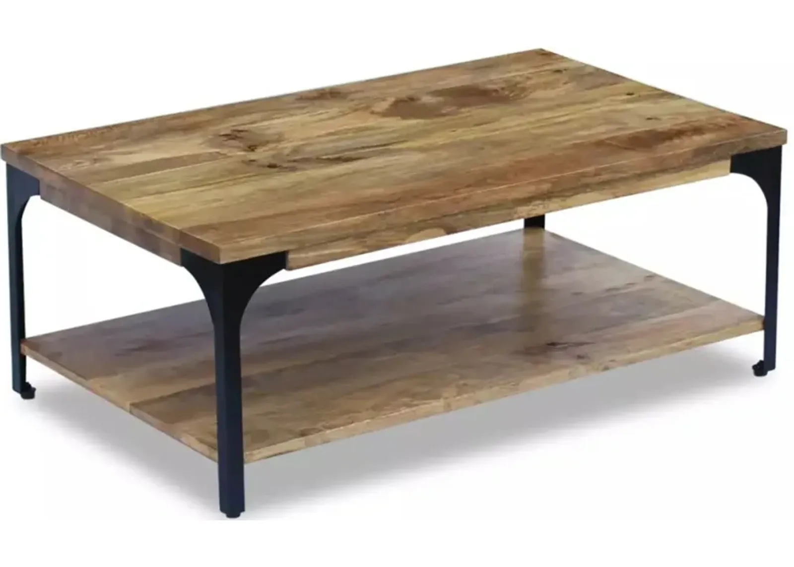 vidaXL Coffee Table Mango Wood 39.4"x23.6"x15"