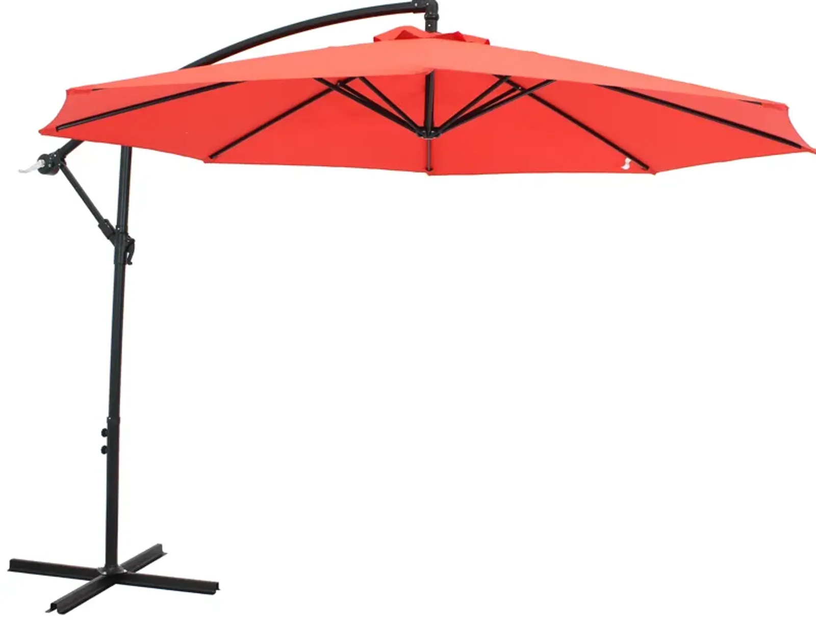 Sunnydaze 9' Cantilever Offset Patio Umbrella with Crank