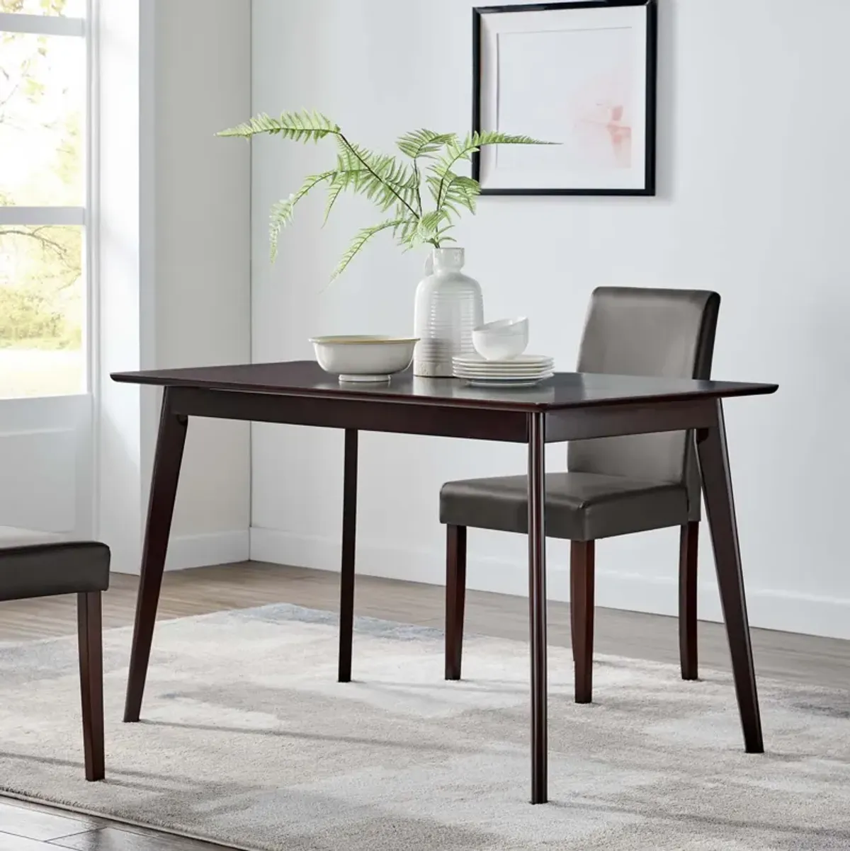 Modway - Oracle 47" Rectangle Dining Table Cappuccino