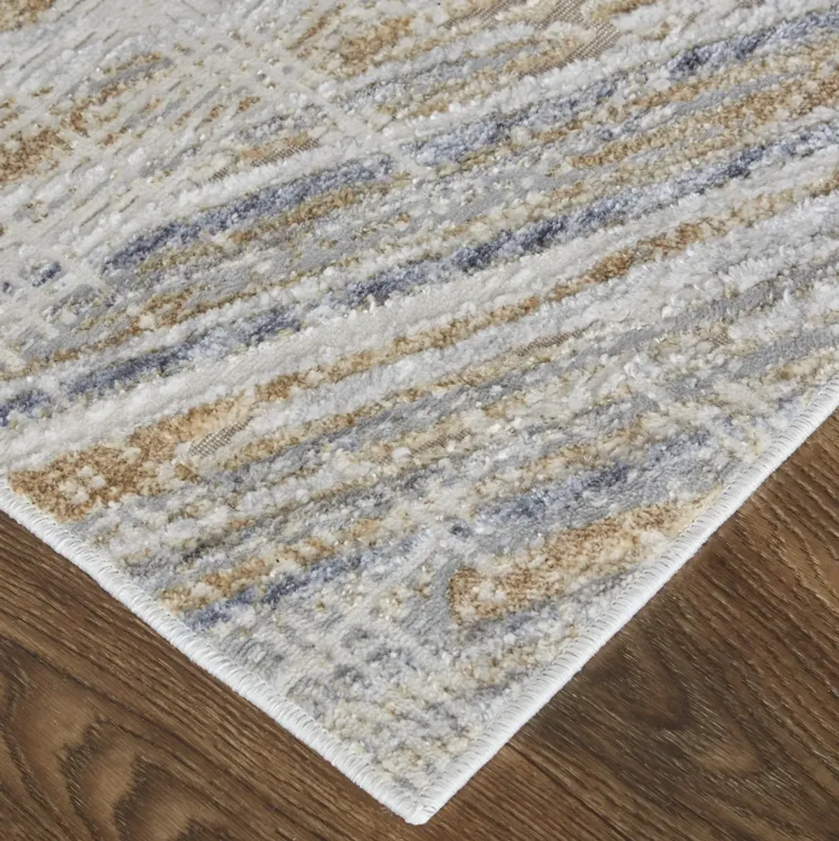 Laina 39G6F Tan/Ivory/Gray 3' x 12' Rug