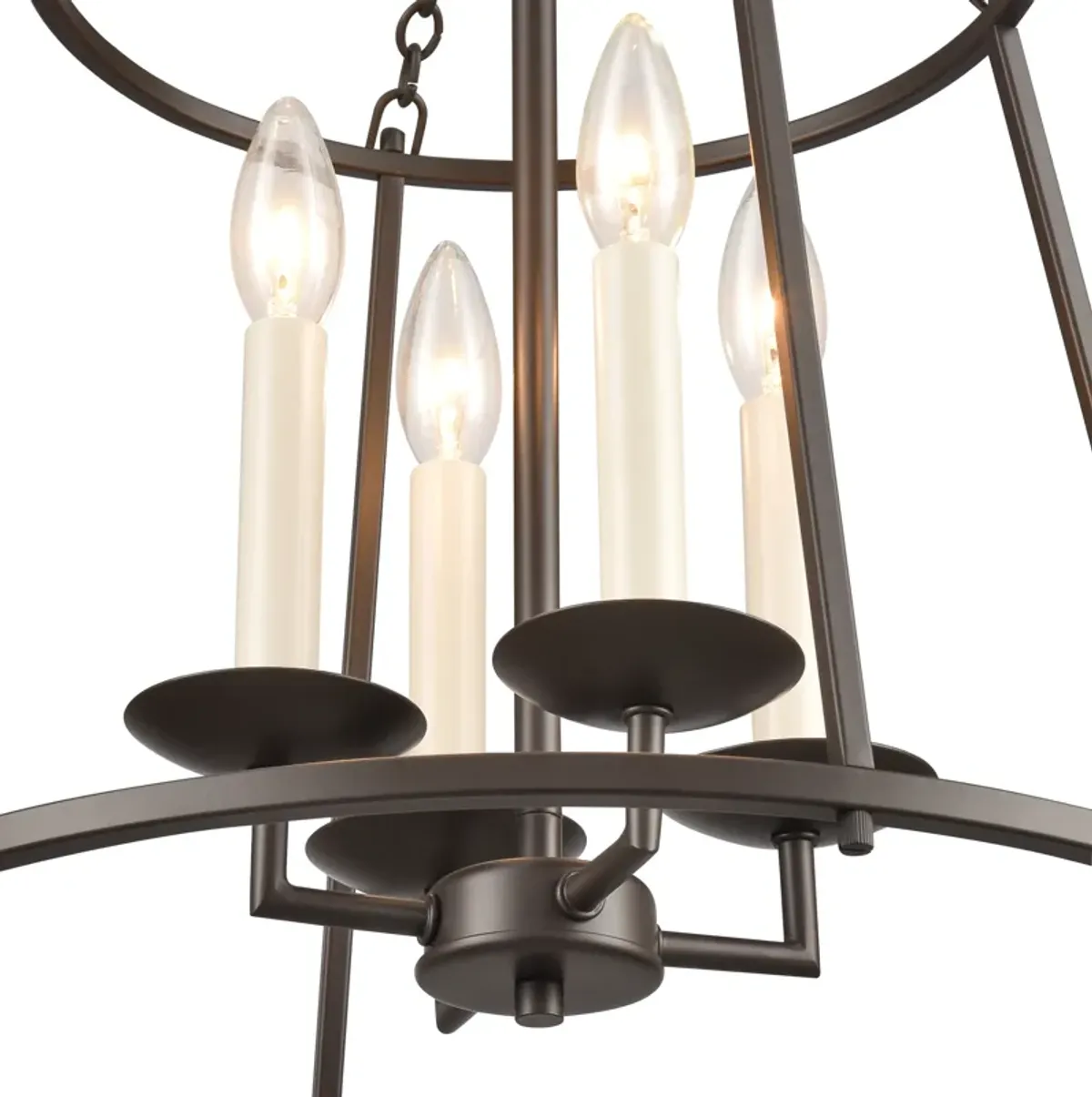 Joanie 17.25'' Wide Bronze 4-Light Pendant