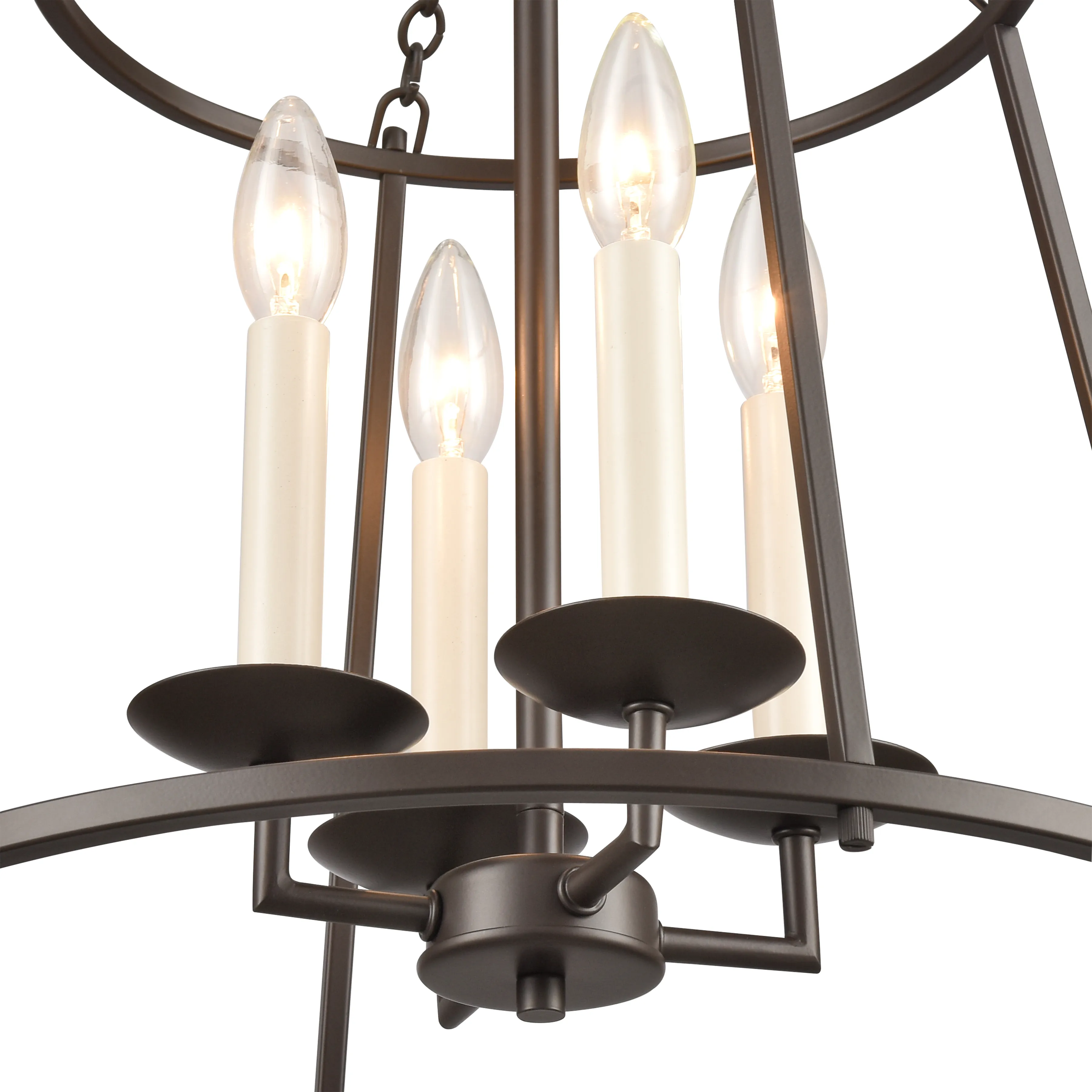 Joanie 17.25'' Wide Bronze 4-Light Pendant