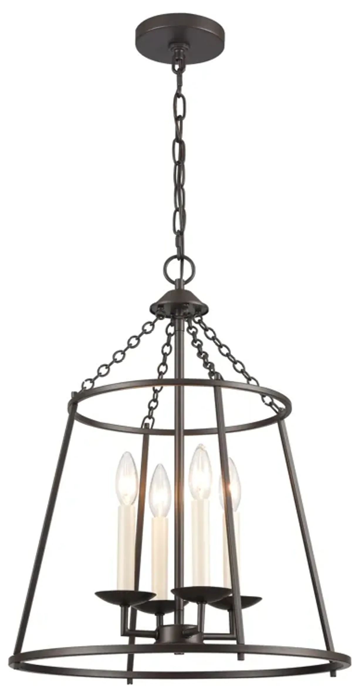 Joanie 17.25'' Wide Bronze 4-Light Pendant