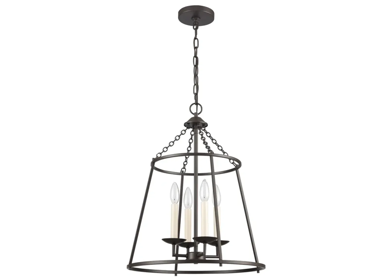 Joanie 17.25'' Wide Bronze 4-Light Pendant