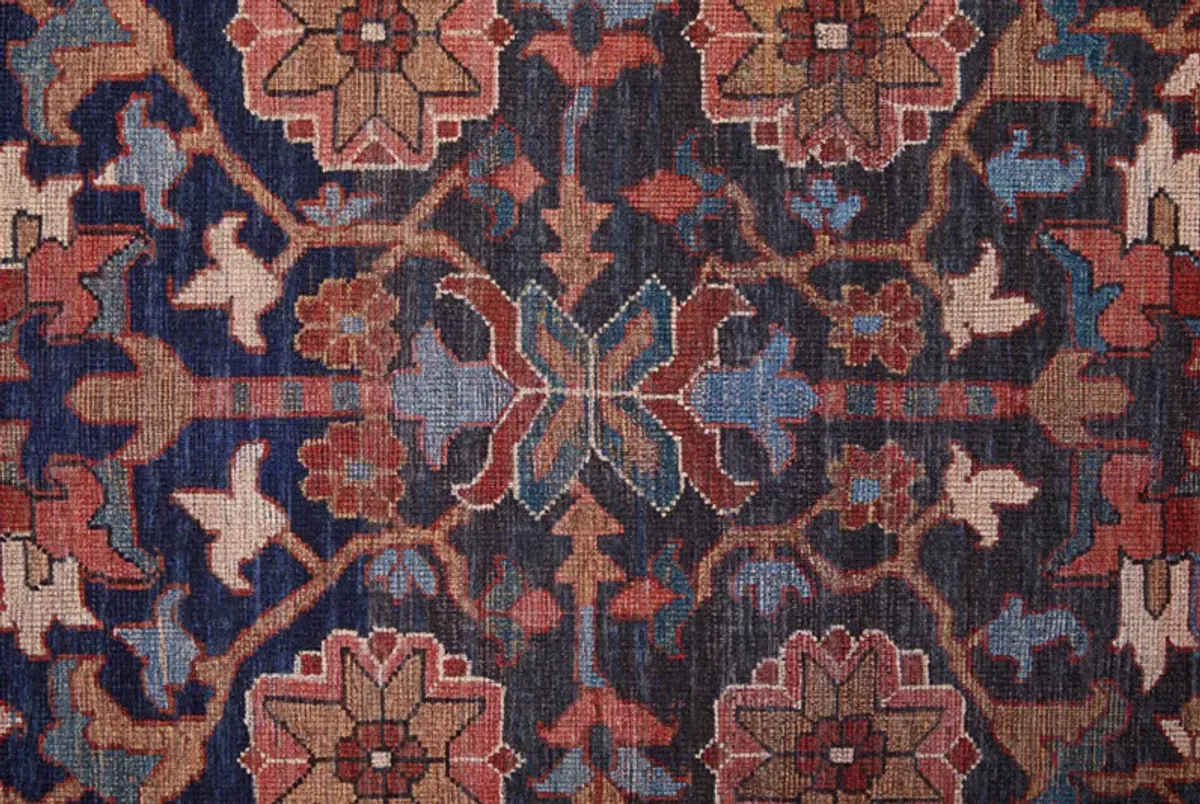 Rawlins 39HIF Red/Orange/Blue 2' x 3' Rug