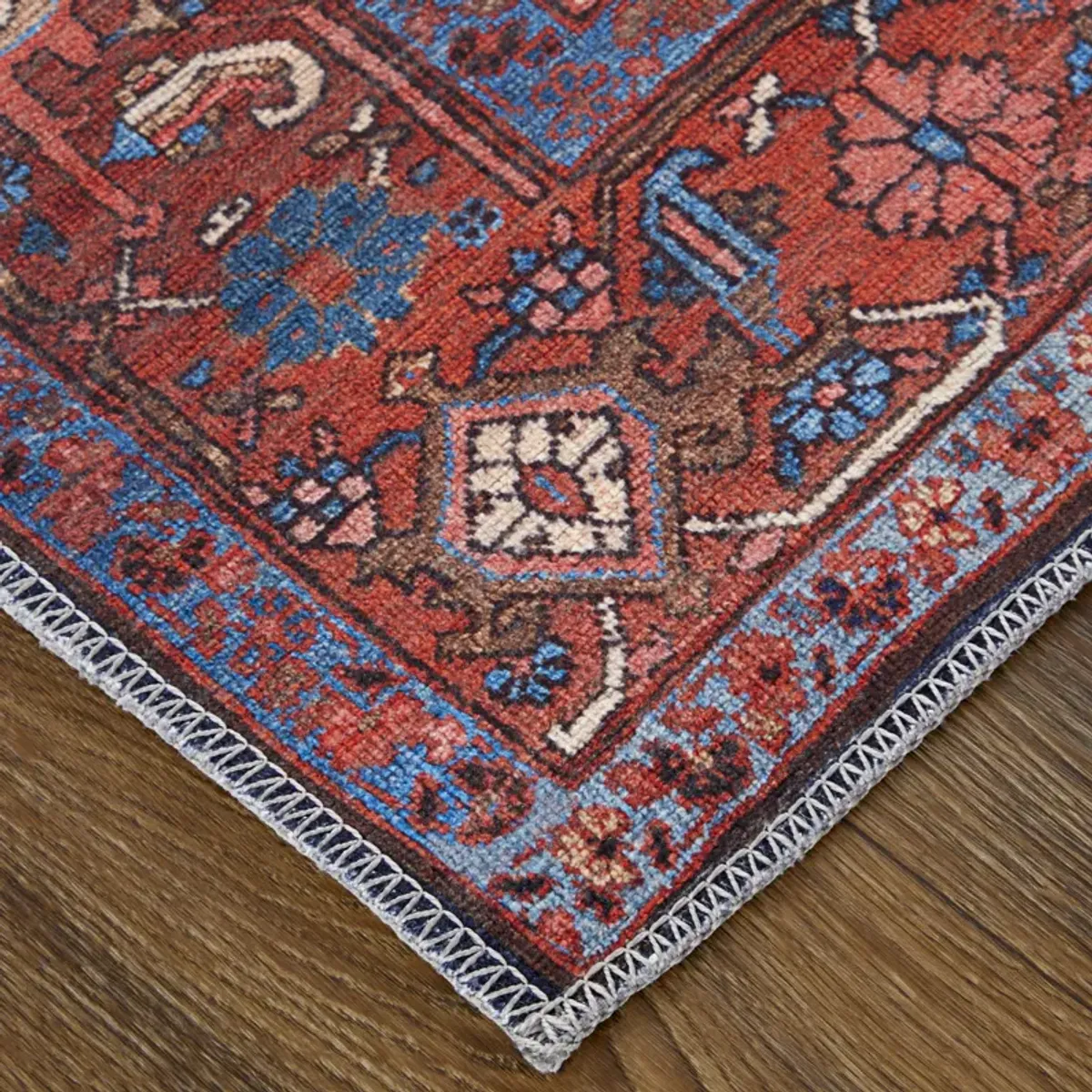 Rawlins 39HIF Red/Orange/Blue 2' x 3' Rug