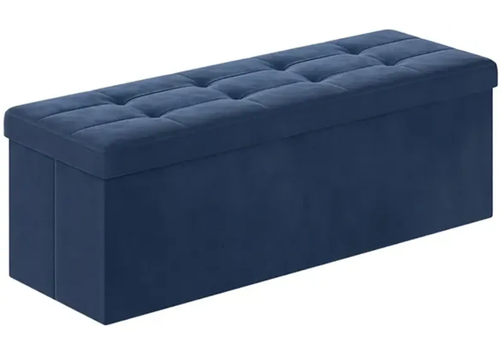 Foldable Storage Ottoman Bench for Space-Saving and Versatile Storage Solutions