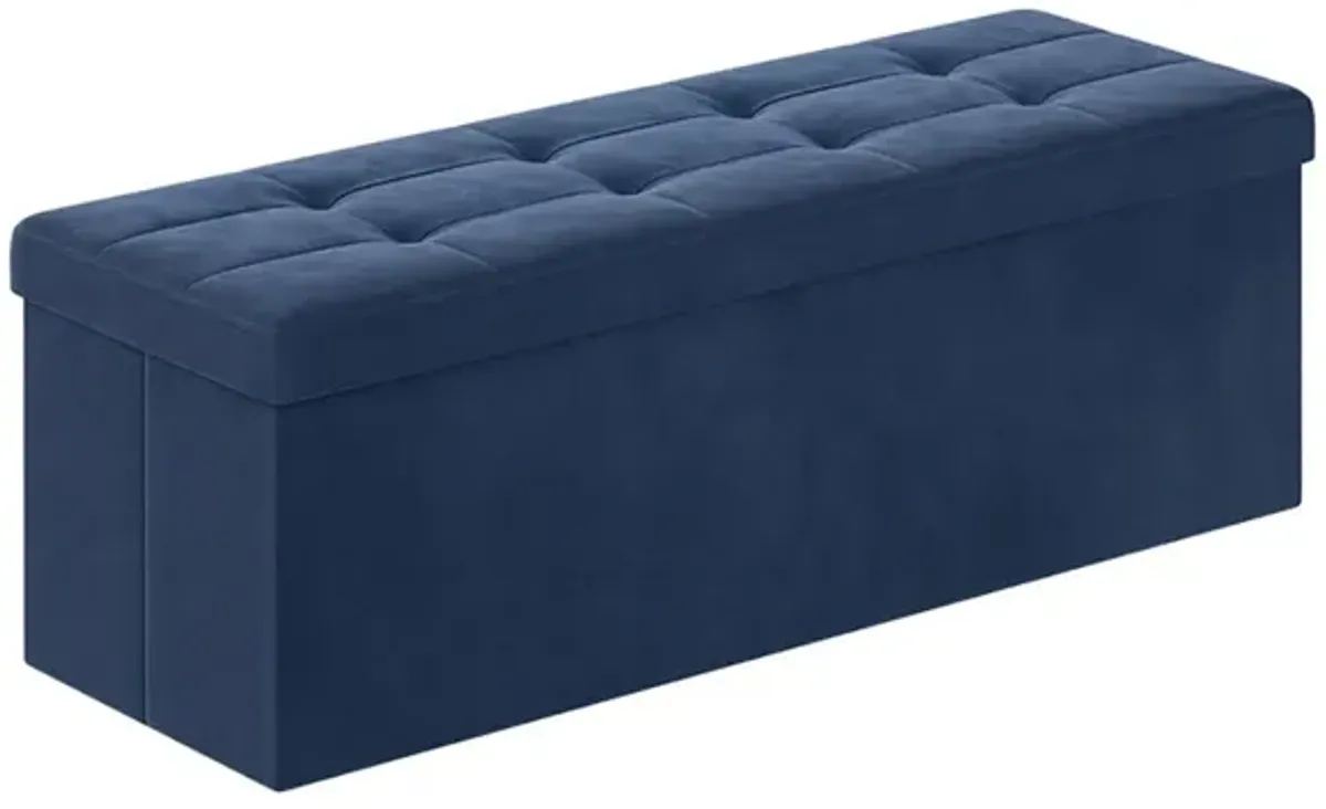 Foldable Storage Ottoman Bench for Space-Saving and Versatile Storage Solutions