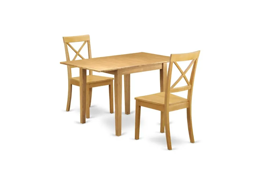 Dining Room Set Oak, NDBO3-OAK-W