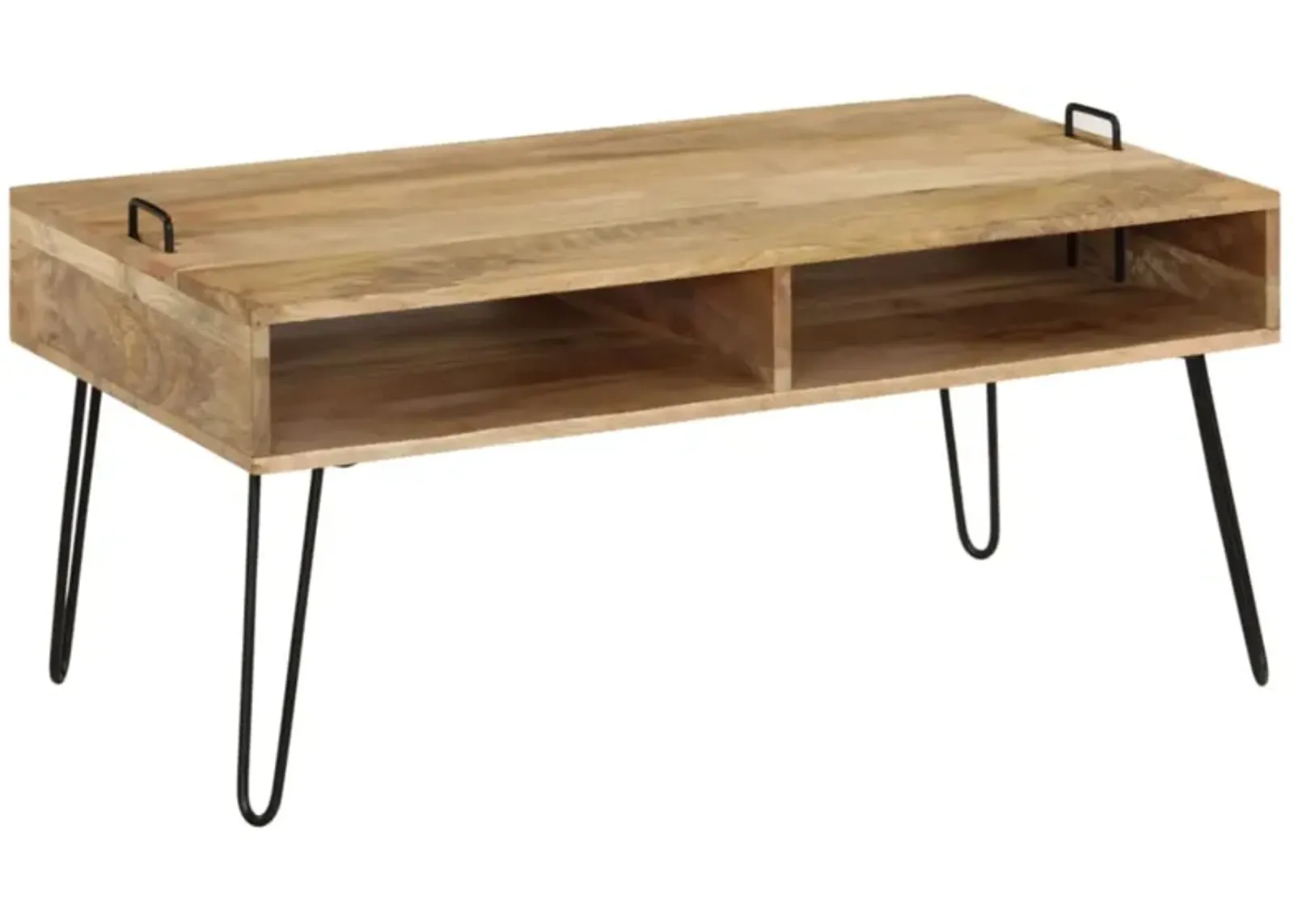 vidaXL Coffee Table Solid Mango Wood 39.4"x23.6"x17.7"