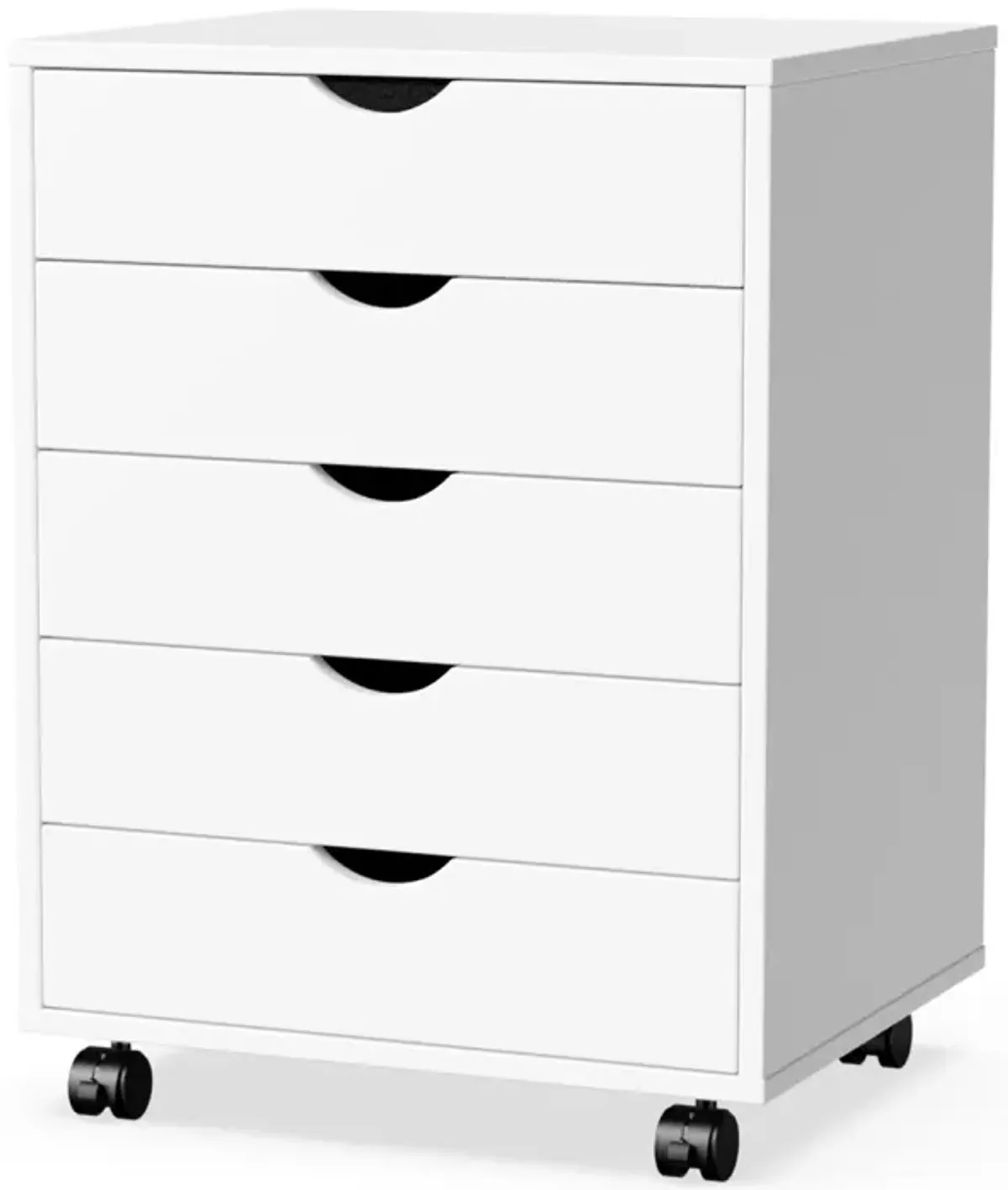 5 Drawer Chest with Mobile Wheels