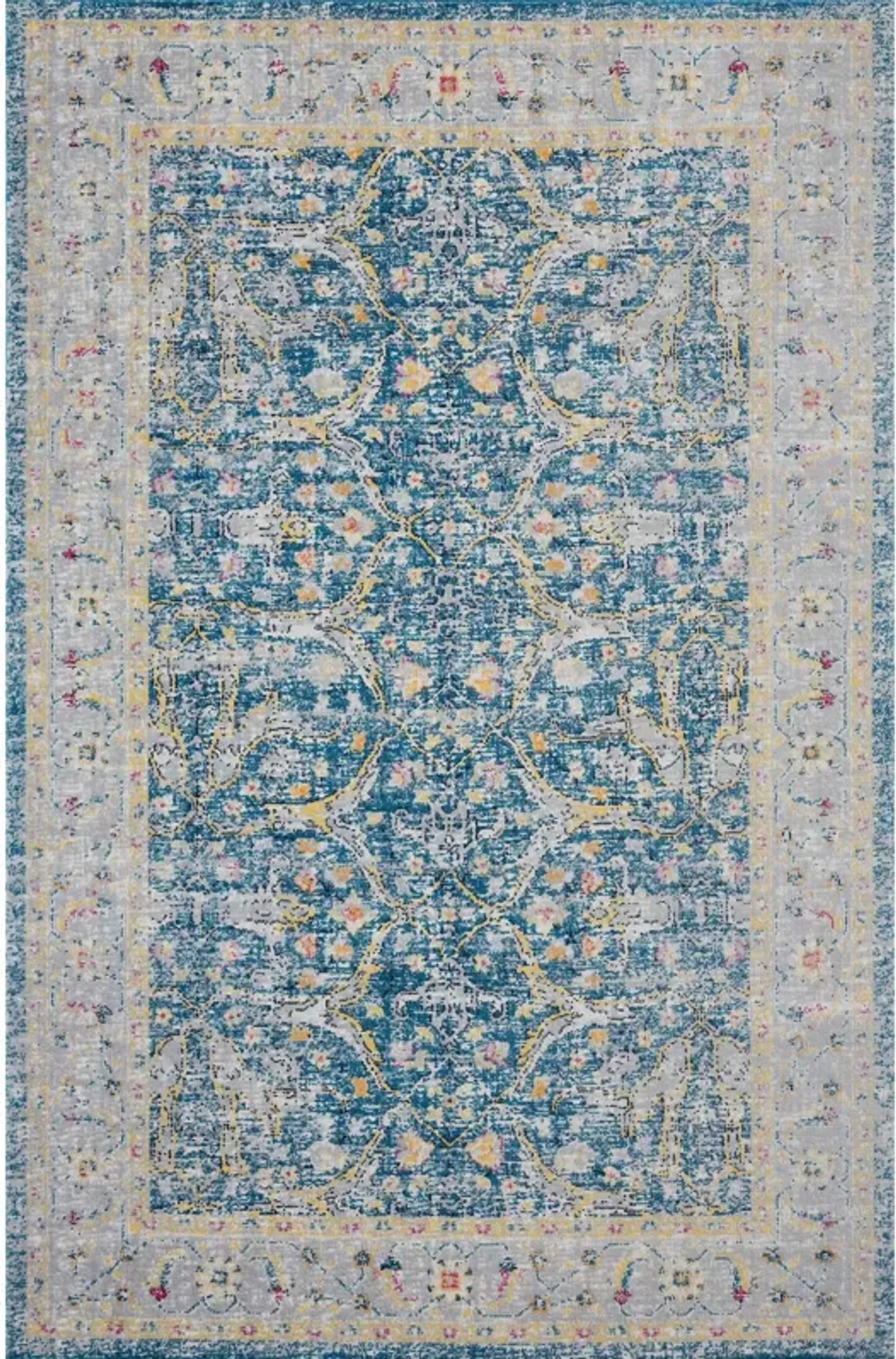 Floral Rectangular Outdoor Area Throw Rug
