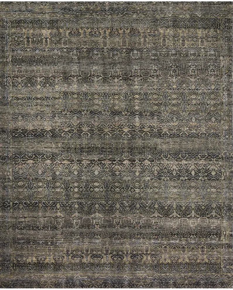 Amara AMM03 Charcoal/Lagoon 10' x 14' Rug