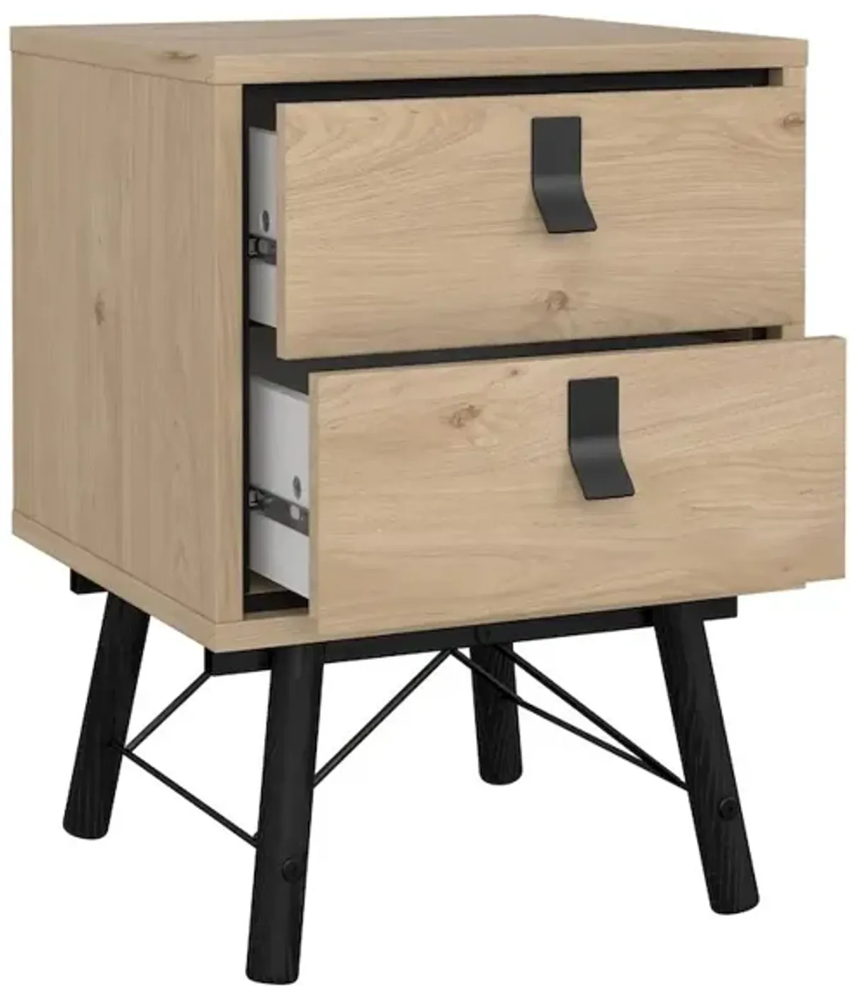 Tvilum 2 Drawer Nightstand