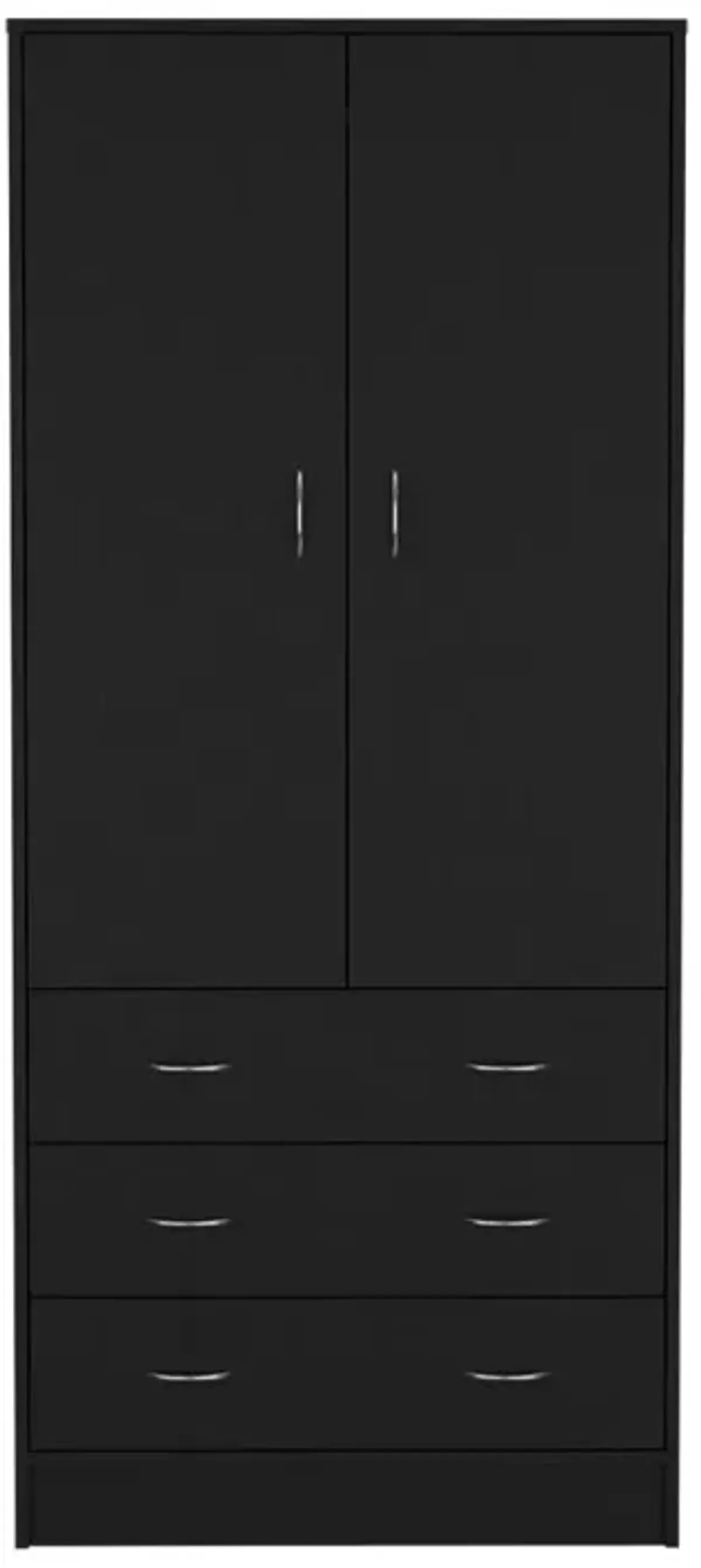 Armoire Ramey, Bedroom, Black