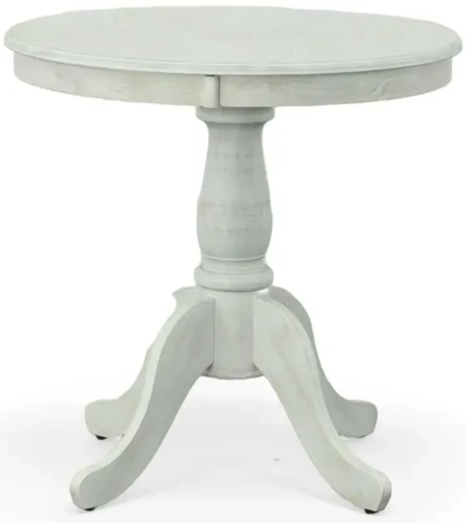 Carolina Living Fairview 30 Round Pedestal Dining Table - Whitewash