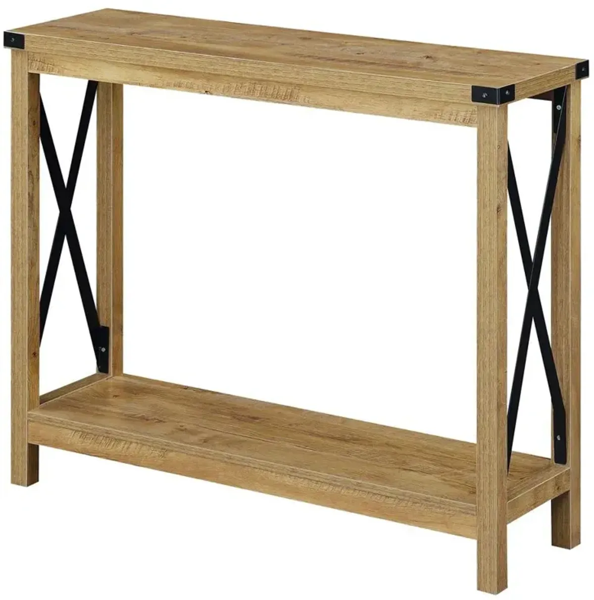 Convenience Concepts Durango Console Table, English Oak/Black