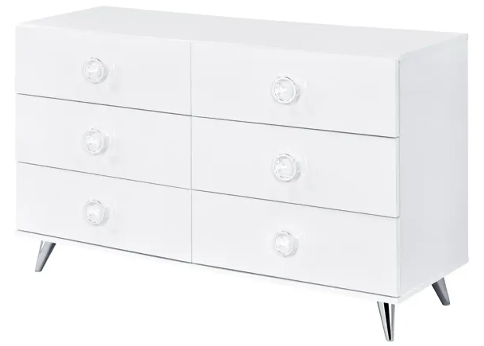 ACME Perse Dresser, White Finish