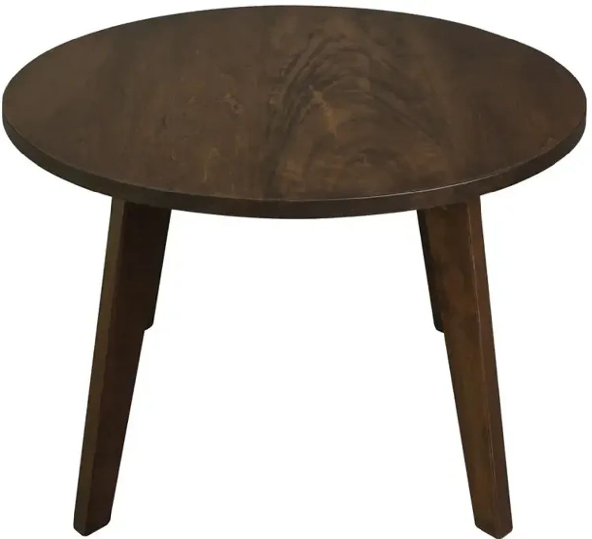 Genuine Cherry 24" Round Coffee Table - Solid American Cherry Wood - Antique Cherry