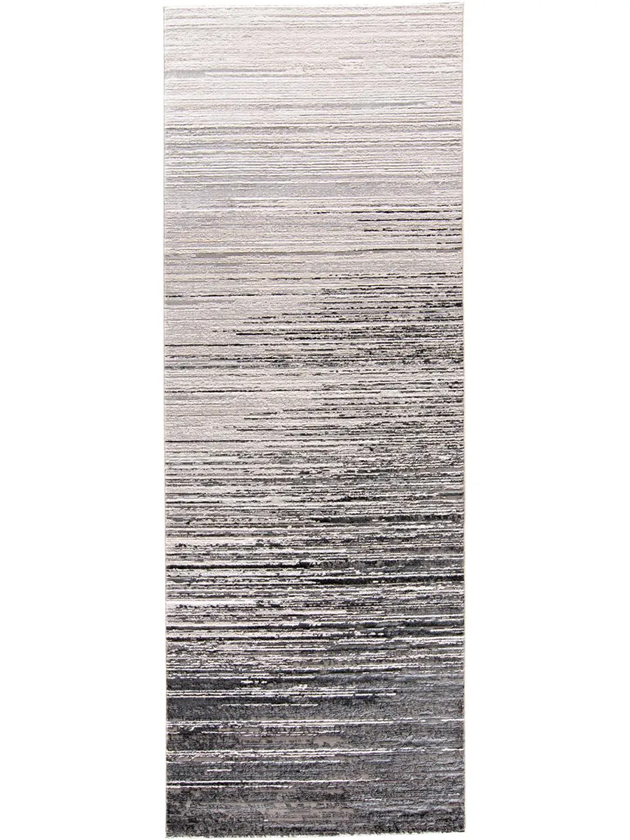 Micah 3337F 3'11" x 6' Black/Gray Rug