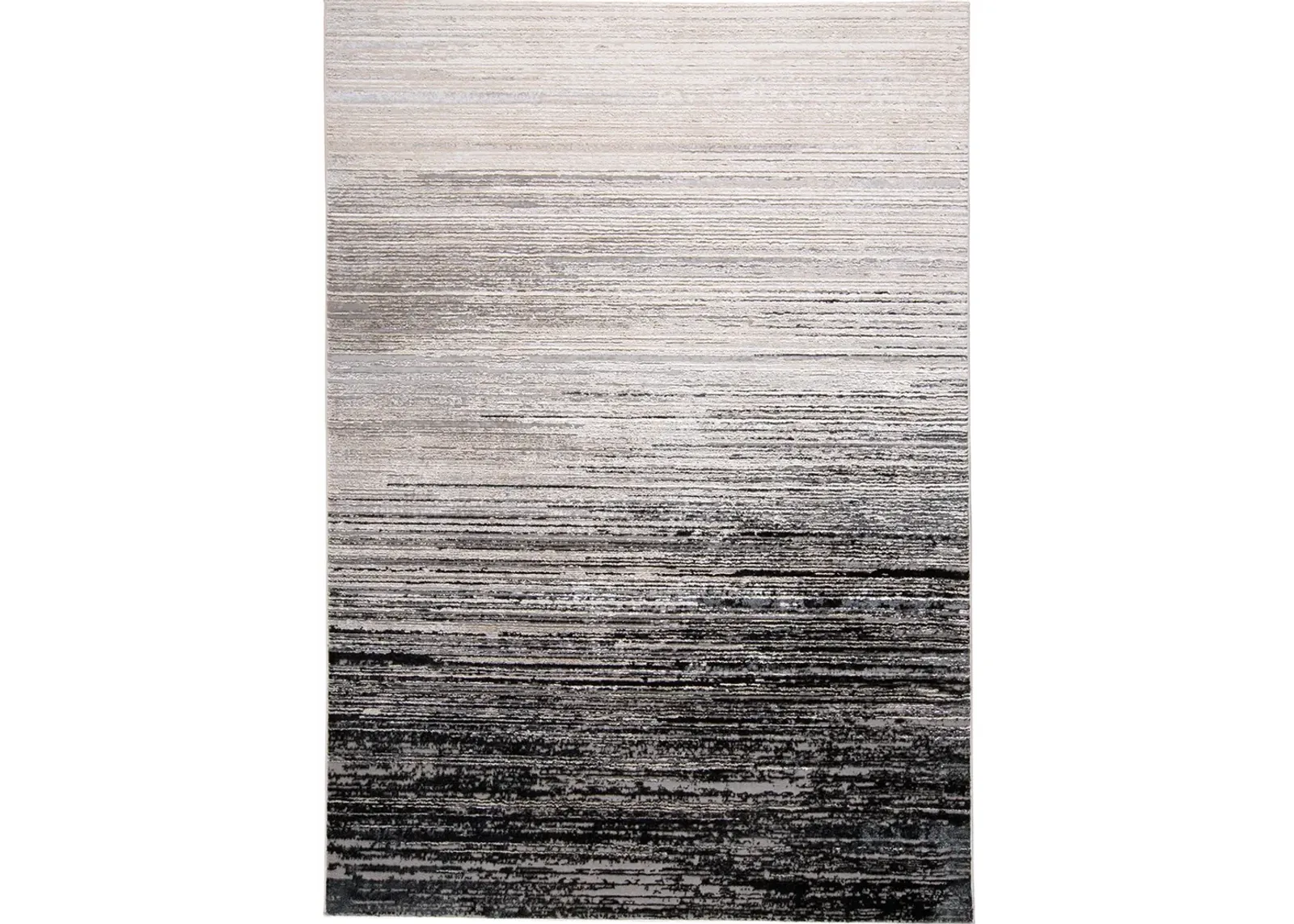 Micah 3337F 3'11" x 6' Black/Gray Rug