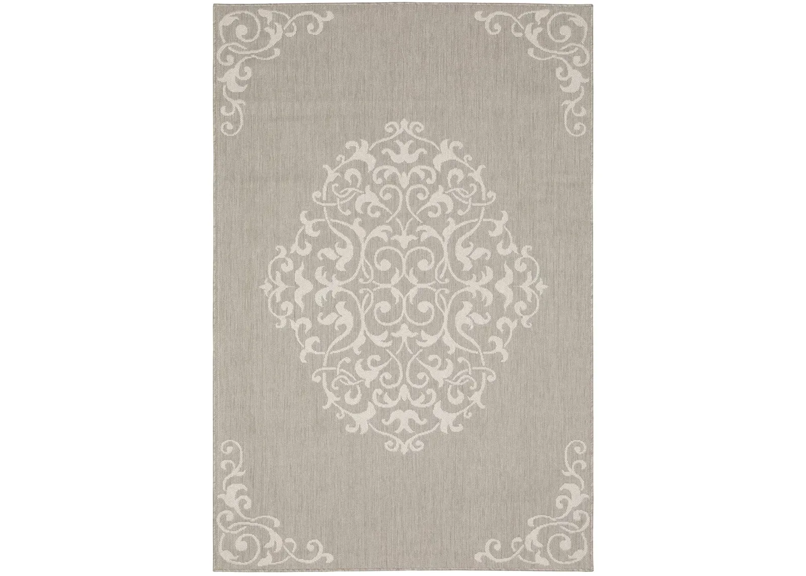 Portofino 6'7" x 9'2" Grey Rug